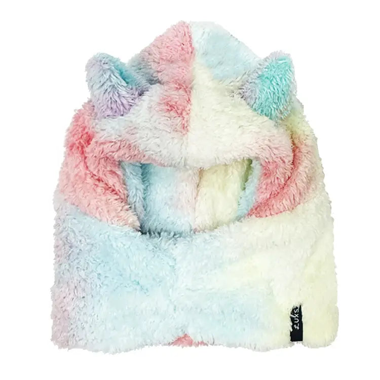 Luxs Kids Tie Dye Bear Hood-rainbow - Image 2