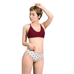 Maka-Hou Women Back Cross Bra Top-ENJI (Japanese Brand)