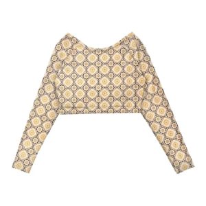 Maka-Hou Women Back Ribboon Rashguard-TILE (Japanese Brand)