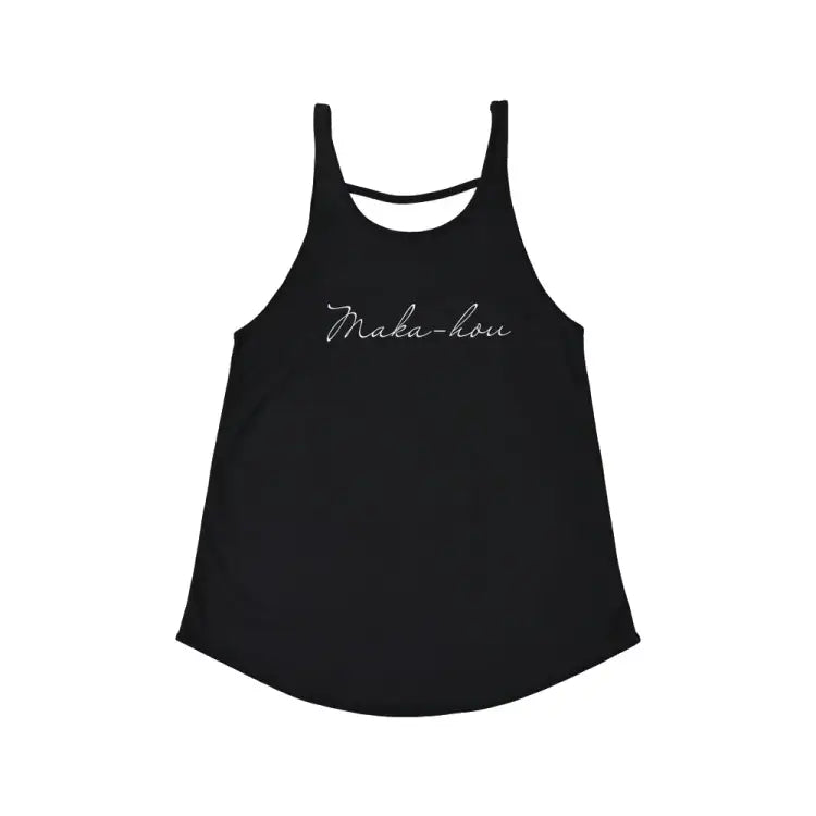 Maka-hou Women Basic Logo Rash Tank-black (japanese Brand) - Image 2
