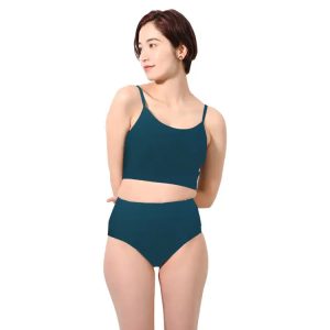 Maka-Hou Women Camisole Bra Top-GREEN (Japanese Brand)