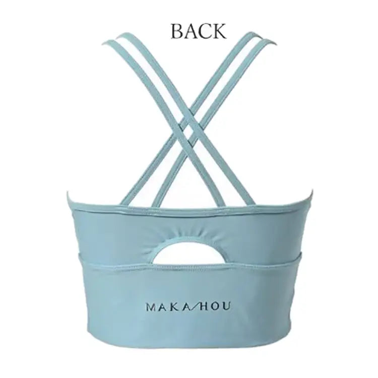 Maka-hou Women Crossover Strap Bra Top-mint (japanese Brand) - Image 3