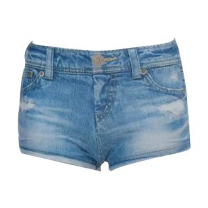 Maka-hou Women Denim Swim Pants-navy (japanese Brand)