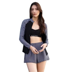 Maka-hou Women Front Zip Rashguard-giza (japanese Brand)