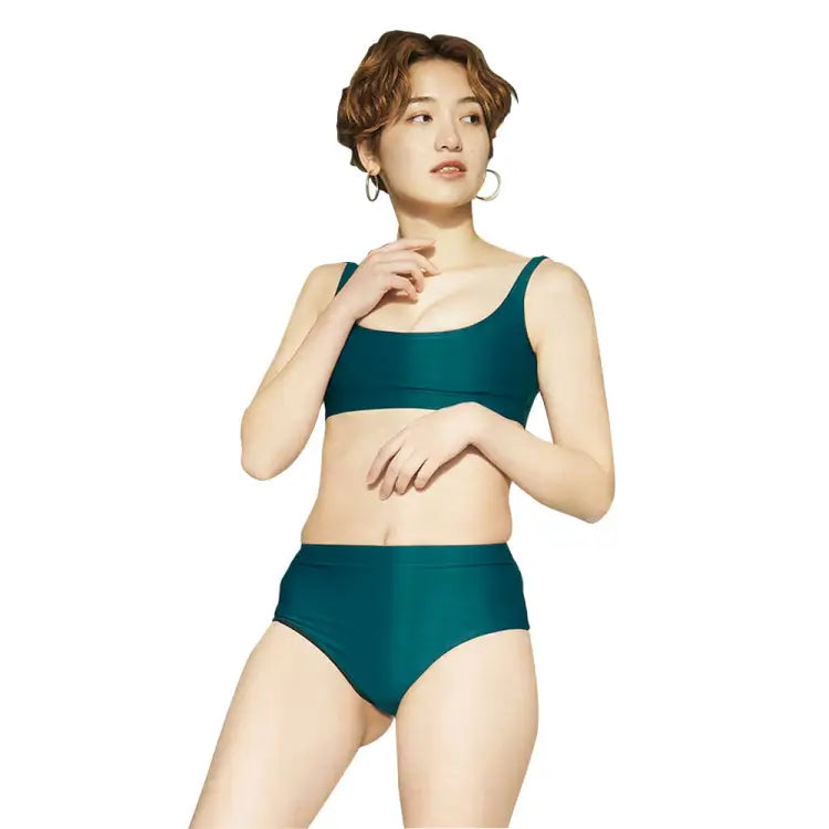 Maka-hou Women High Waist Bikini Panties-green (japanese Brand) - Image 3