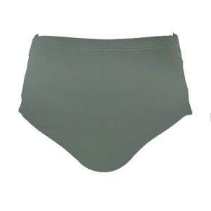 Maka-Hou Women High Waist Bikini Panties-KHAKI (Japanese Brand)