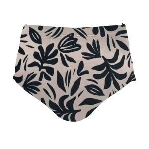 Maka-hou Women High Waist Bikini Panties-paint (japanese Brand)