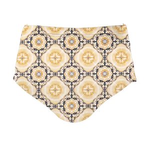 Maka-hou Women High Waist Bikini Panties-tile (japanese Brand)