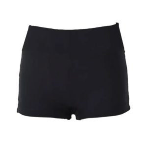 Maka-hou Women Highcut Water Shorts-black (japanese Brand)