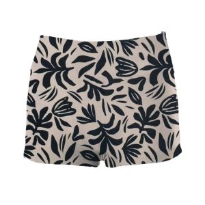 Maka-hou Women Highcut Water Shorts-paint (japanese Brand)