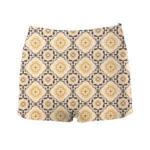 Maka-hou Women Highcut Water Shorts-tile (japanese Brand)