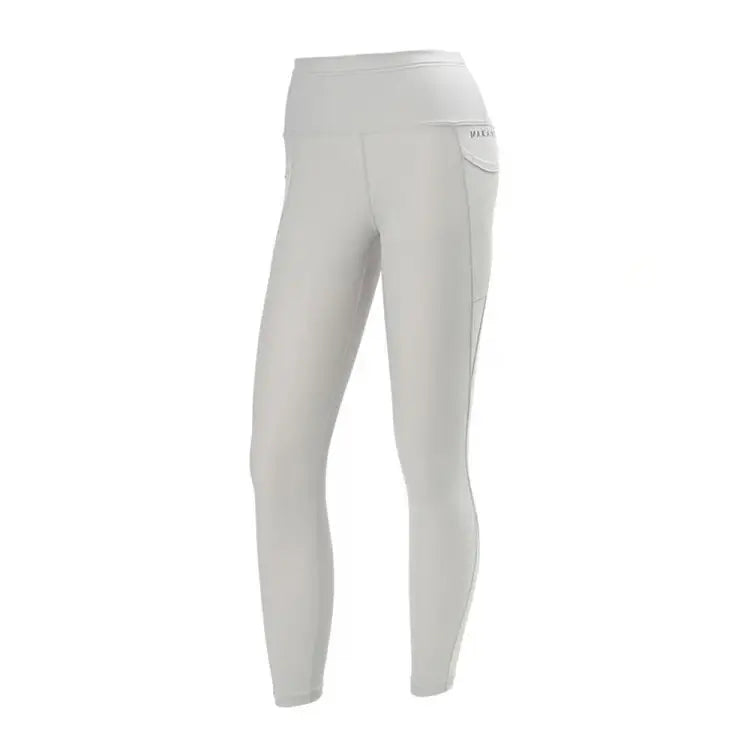 Maka-hou Women Mesh Water & Yoga Leggings-gray (japanese Brand)