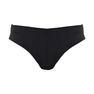 Maka-hou Women Mid-rise Bikini Bottom-black (japanese Brand)