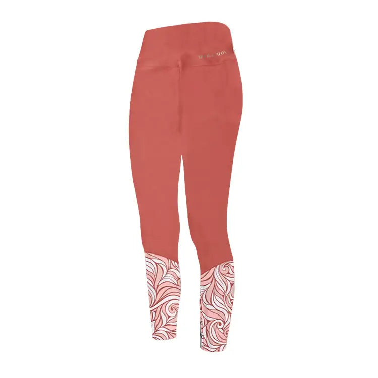 Maka-hou Women p Water & Yoga Leggings-pink (japanese Brand)