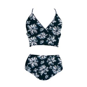 Maka-hou Women Reversible Bikini-Clam Flower (Japanese Brand)