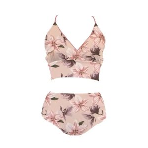Maka-hou Women Reversible Bikini-lily Bloom (japanese Brand)