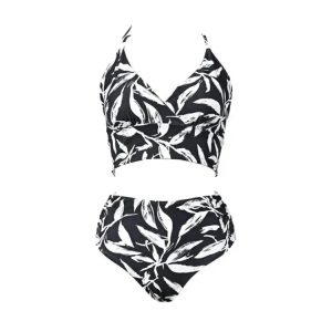 Maka-hou Women Reversible Bikini-mono Leaf (japanese Brand)