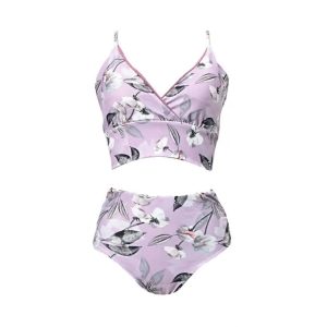 Maka-hou Women Reversible Bikini-real Flower (japanese Brand)