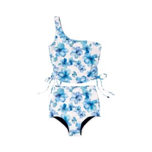 Maka-hou Women Rib Bikini-water Flower (japanese Brand)