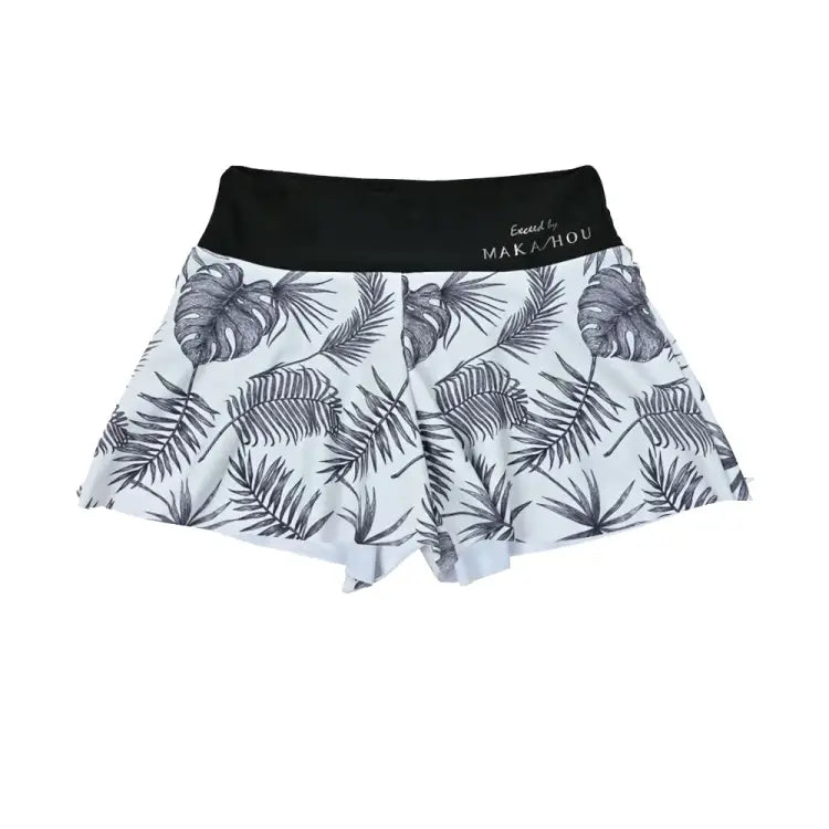 Maka-hou Women Summer Shorts-mix Leaf (japanese Brand)