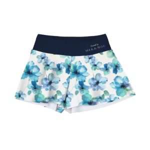 Maka-hou Women Summer Shorts-water Flower (japanese Brand)
