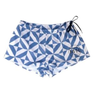 Maka-Hou Women Water Shorts-BLUE GEOMETRY (japanese Brand)