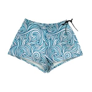 Maka-hou Women Water Shorts-blue Wave (japanese Brand)
