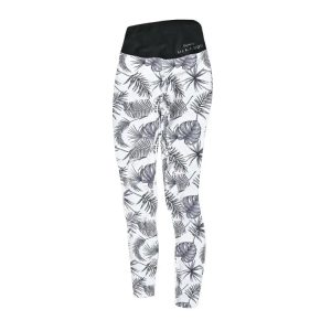 Maka-hou Women Water ＆ Yoga Leggings-mix Leaf (japanese Brand)