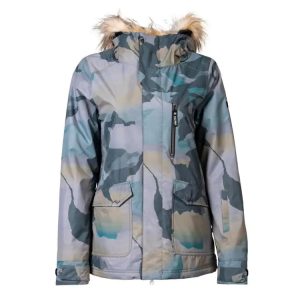 Nikita Women Hawthorne Print Snow Jacket-mountain Camo