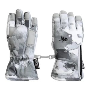 Nima Kids Snow Gloves-gray (japanese Brand)