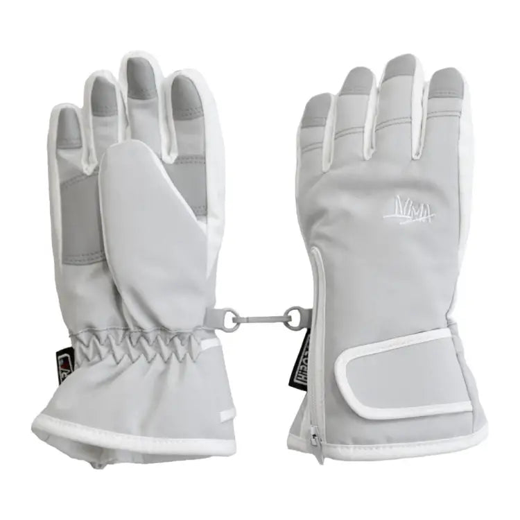 Nima Kids Snow Gloves-SILVER (Japanese Brand)