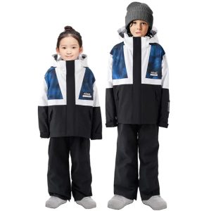 Nima Kids Snow Suits-blue/black (japanese Brand)
