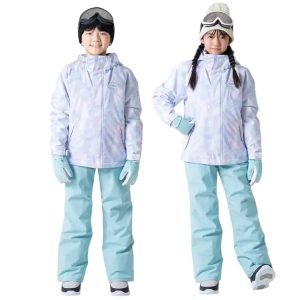 Nima Kids Snow Suits-purple (japanese Brand)