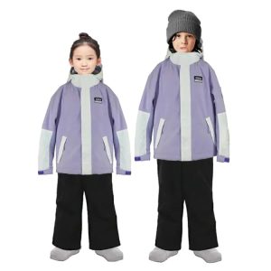 Nima Kids Snow Suits-purple (japanese Brand)