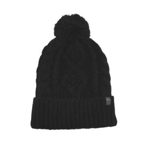 Nima Pom Beanie-BLACK