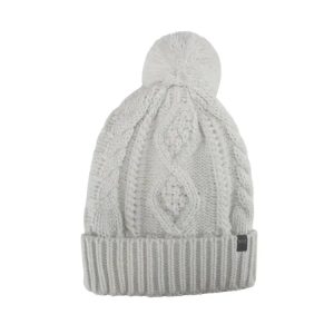 Nima Pom Beanie-WHITE