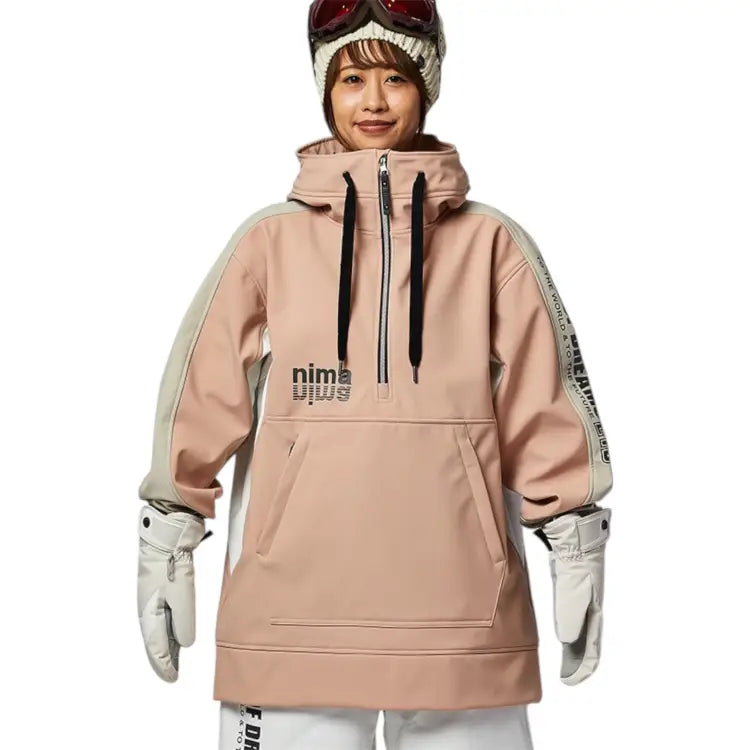 Nima Unisex Bonded Hoody-pink (japanese Brand) - Image 5