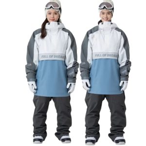 Nima Unisex Popover Snow Anorak-BLUE (Japanese Brand)