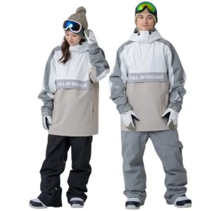 Nima Unisex Popover Snow Anorak-DESERT (Japanese Brand)