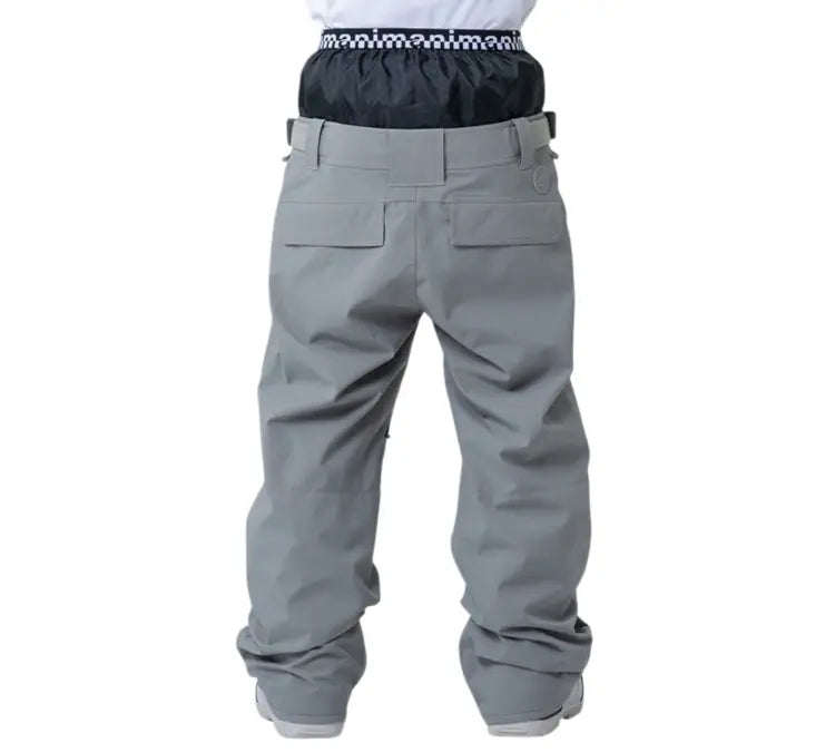 Nima Unisex Regular Snow Pants-GRAY (Japanese Brand) - Image 2