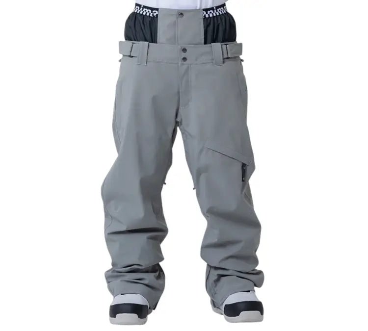 Nima Unisex Regular Snow Pants-GRAY (Japanese Brand)