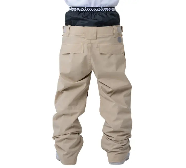 Nima Unisex Regular Snow Pants-BEIGE (Japanese Brand) - Image 2
