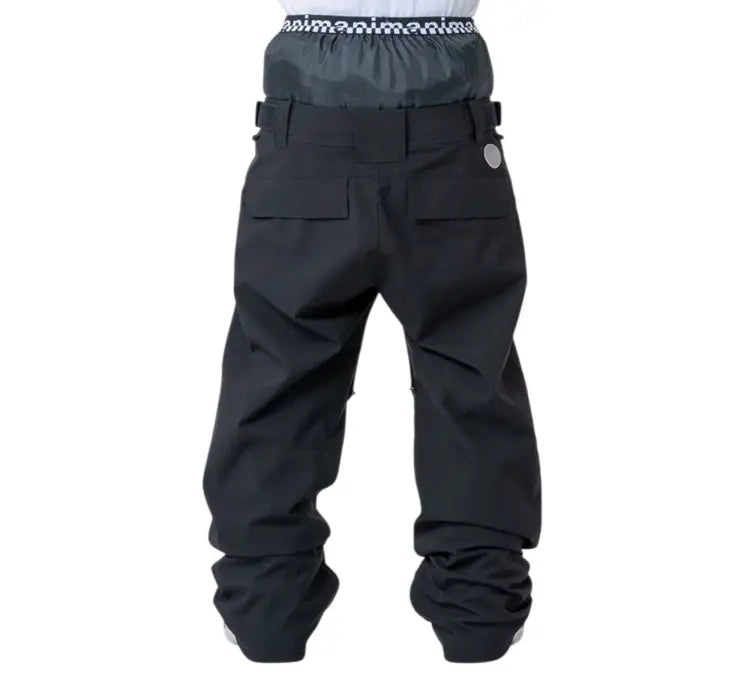 Nima Unisex Regular Snow Pants-BLACK (Japanese Brand) - Image 2