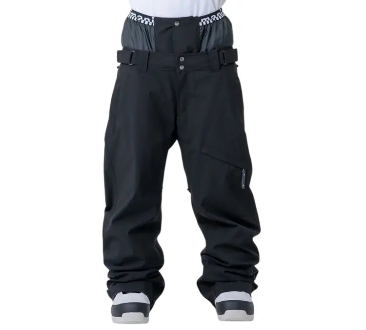 Nima Unisex Regular Snow Pants-BLACK (Japanese Brand)