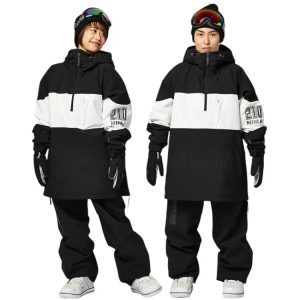 Nima Unisex Snow Anorak-black (japanese Brand)