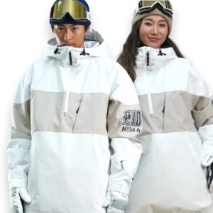 Nima Unisex Snow Anorak-WHITE (Japanese Brand)