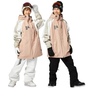 Nima Unisex Snow Jacket-pink (japanese Brand)