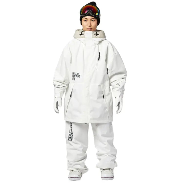 Nima Unisex Snow Jacket-WHITE (Japanese Brand) - Image 6