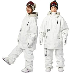 Nima Unisex Snow Jacket-WHITE (Japanese Brand)