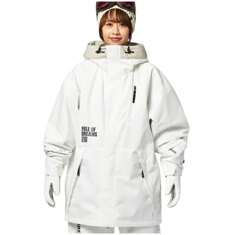 Nima Unisex Snow Jacket-WHITE (Japanese Brand) - Image 4
